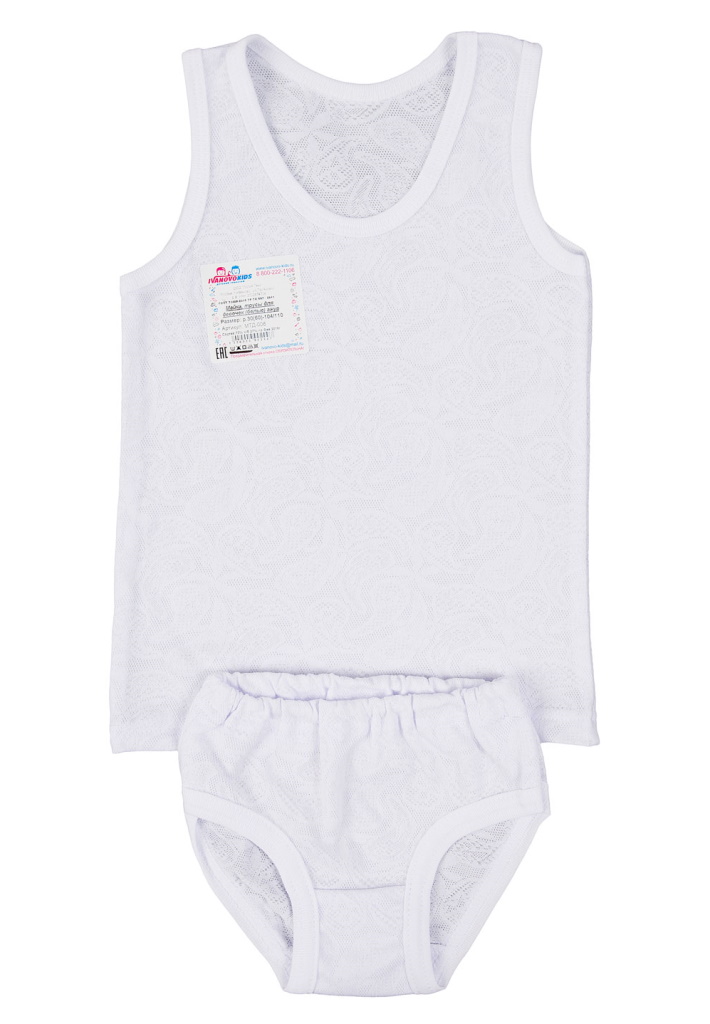 Комплект (майка+трусы) ажур 28-36 МТД-006