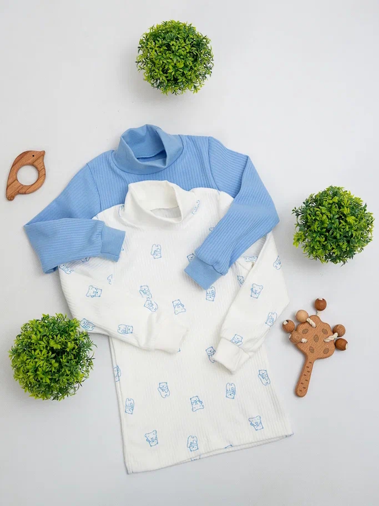 Водолазка рубчик 86-98 В-017