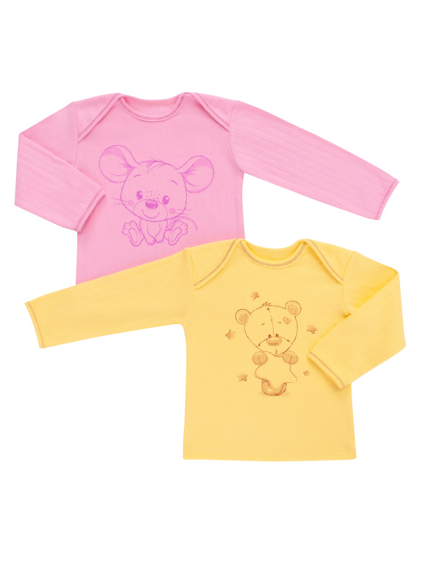 Кофта с печатью интерлок 68-86 К-001