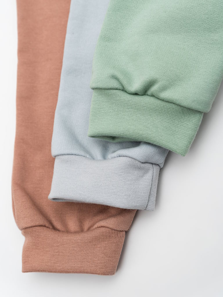 Штанишки на манжете футер с начесом 62-86 ПМ-010