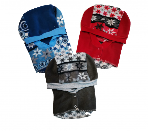 Шапка-шлем флис 44-52