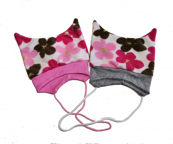 Шапка Ушки флис 44-46 Ш-1-1