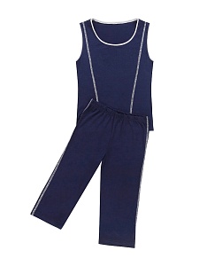 Костюм спортивный( футболка+капри) вискоза 128-152