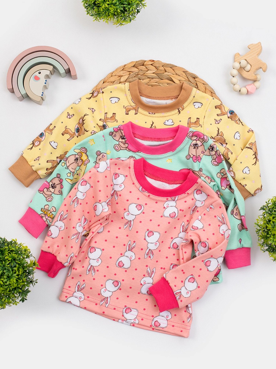 Кофта с длинным рукавом  интерлок 68-86 К-012