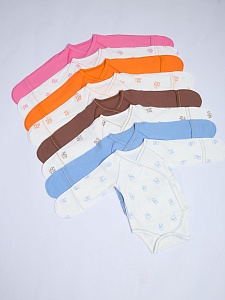 Боди закрытые ручки интерлок 56-62 Б-017