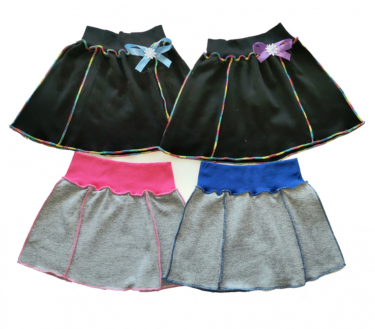 Юбка клиньями футер 92