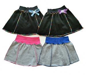 Юбка клиньями футер 92