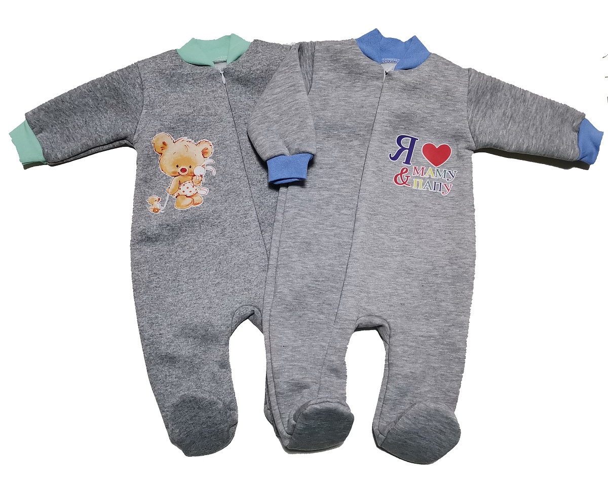 Комбинезон на молнии " Мишутка" 18-24