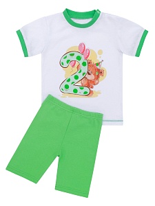 Костюм (футболка+велосипедки) 86-104 КМ-001