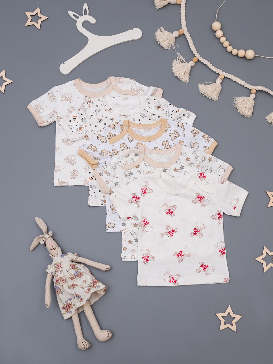 Футболка на плече кнопка 22-28 Ф-001