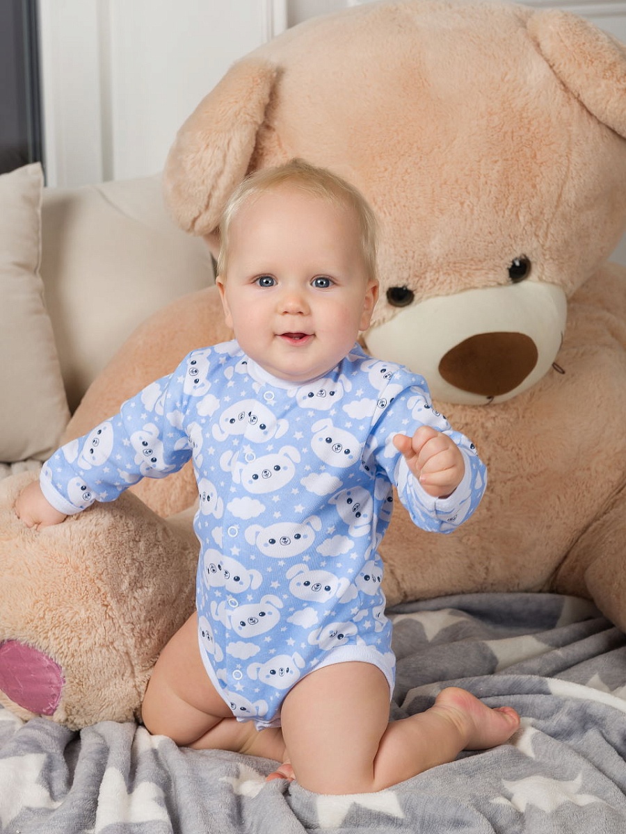 Боди дл.рукав (футер) 62-86