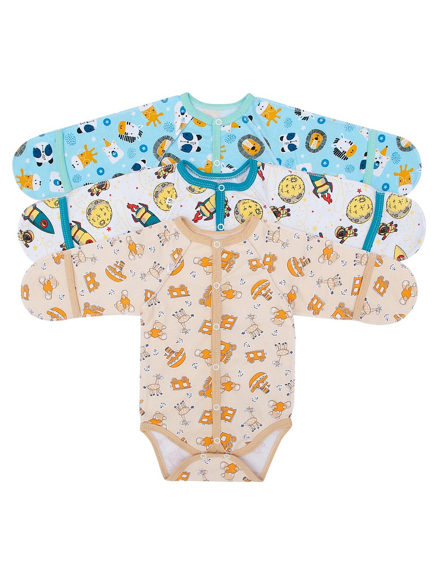 Боди закрытые ручки футер 56-68