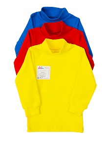 Водолазка длинный рукав рибана с лайкрой 86-104 В-006