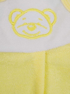 Ползунки на кнопках Евро с вышивкой махра 18-26