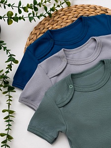 Футболка на плече кнопка 68-86 Ф-013