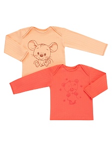 Кофта с печатью интерлок 68-86 К-001