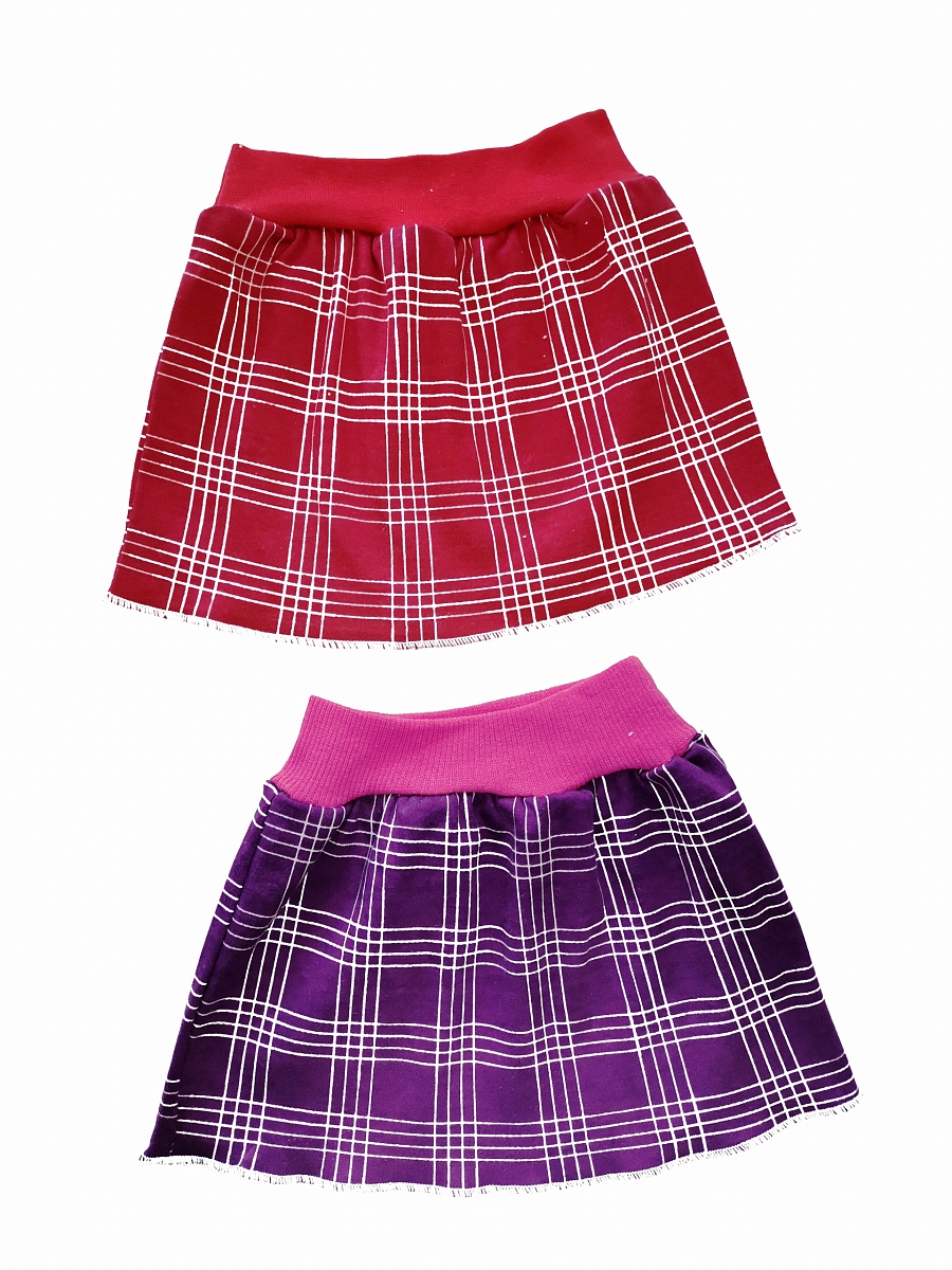 Юбка клиньями интерлок 68