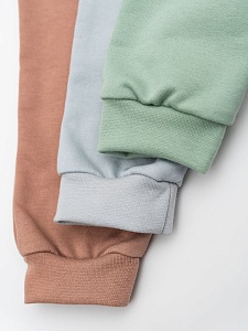 Штанишки на манжете футер с начесом 62-86 ПМ-010