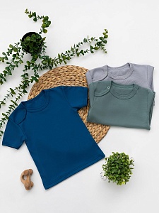 Футболка на плече кнопка 68-86 Ф-013