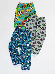 Штанишки на манжете футер с начесом 110-128