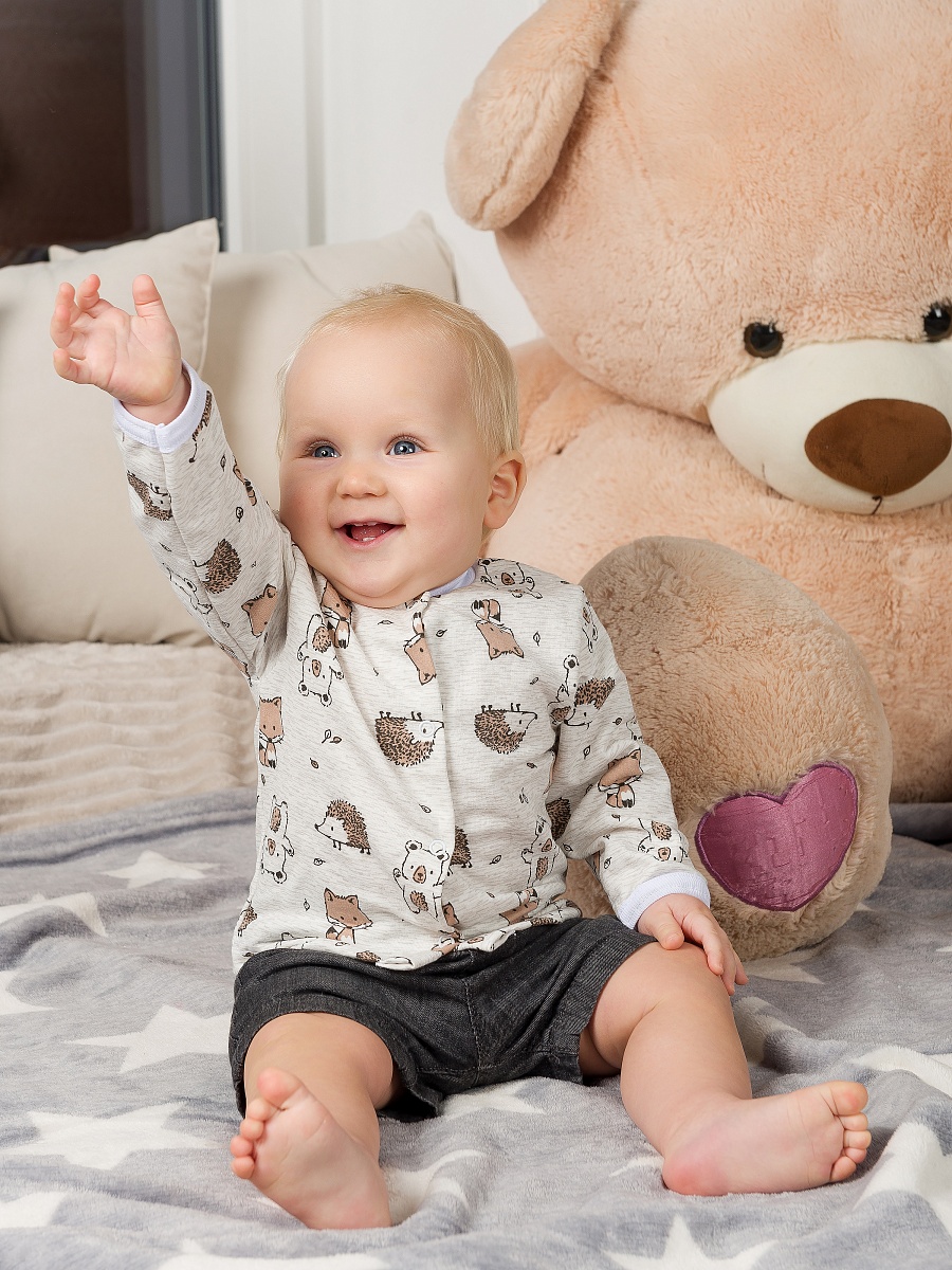 Кофта на кнопках кулирка 86-92