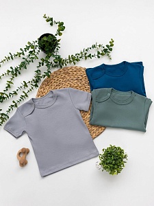 Футболка на плече кнопка 68-86 Ф-013