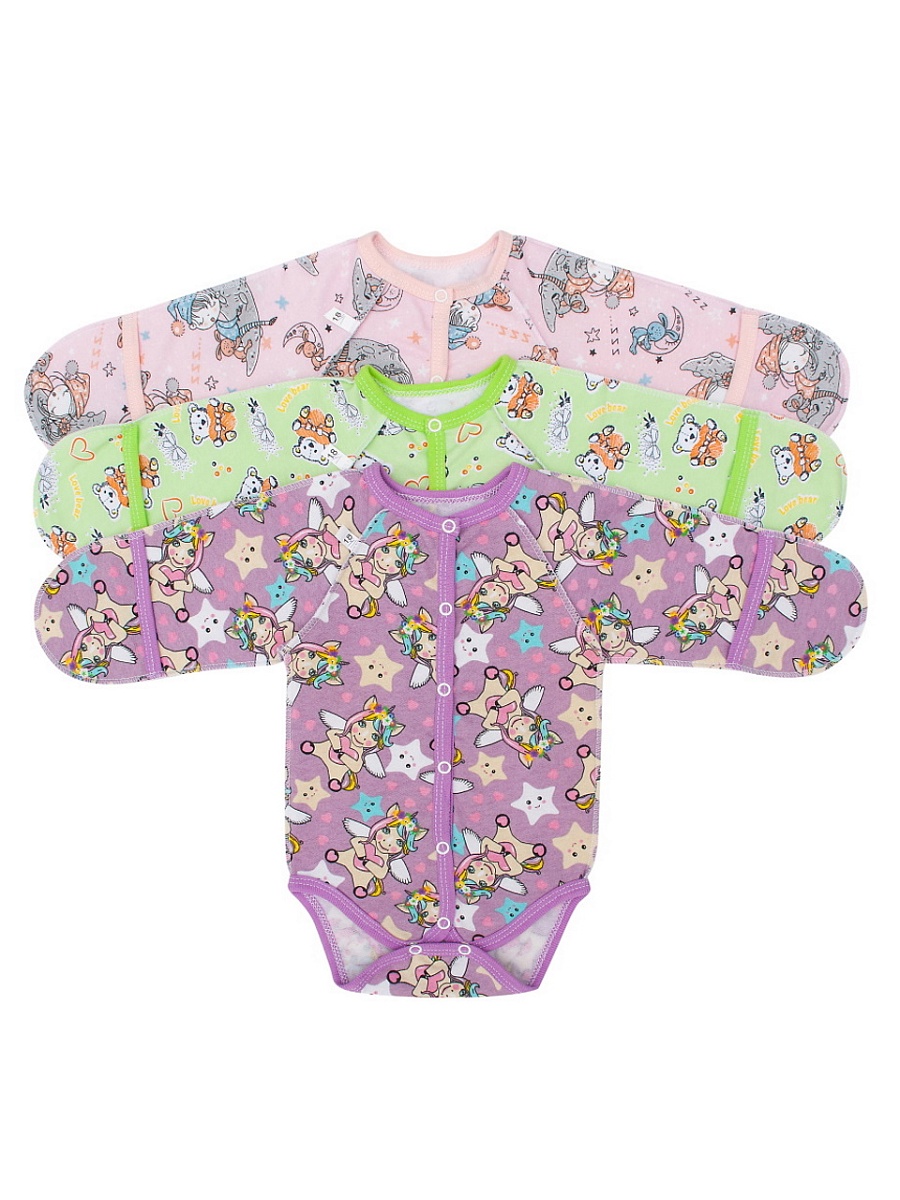 Боди закрытые ручки футер 56-68