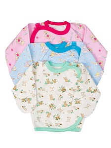 Распашонка реглан на кнопке кулирка18-20