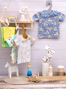 Футболка на плече кнопка 22-28 Ф-001