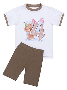 Костюм (футболка+велосипедки) 86-104 КМ-001