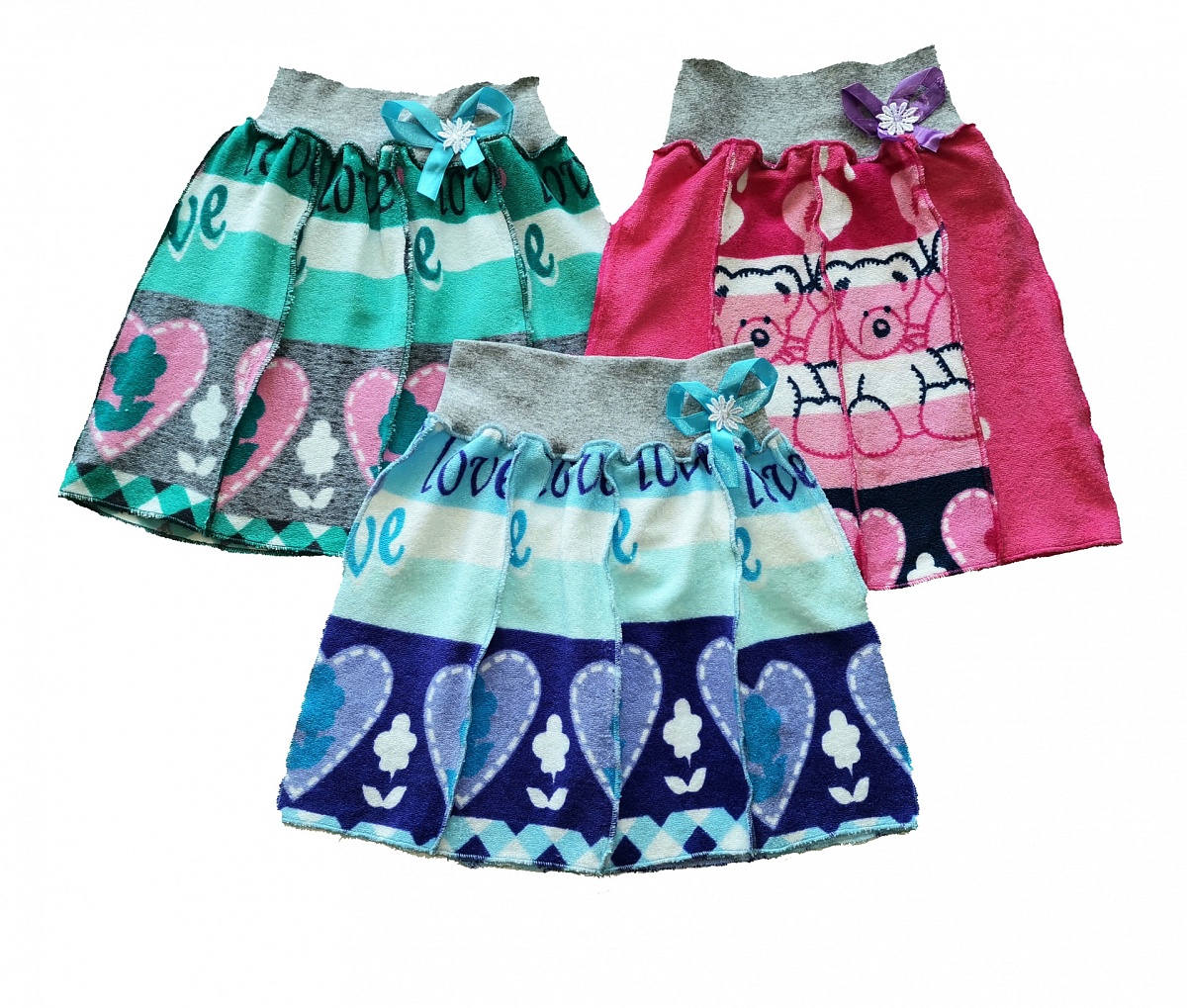 Юбка клиньями махра 92;116