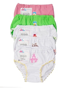 Трусы  с наклейкой кулирка    26-34