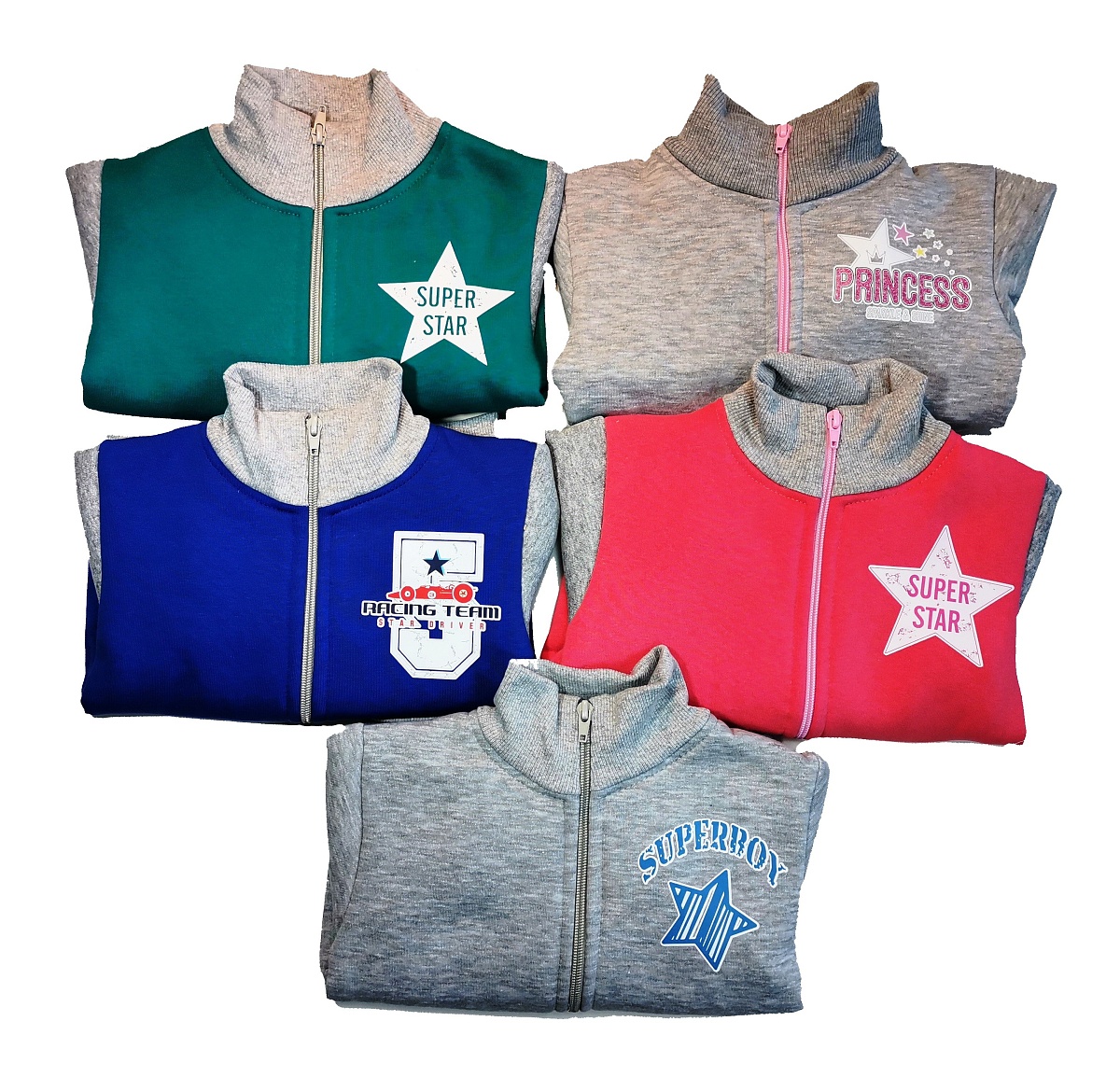 Толстовка на молнии футер 28-30