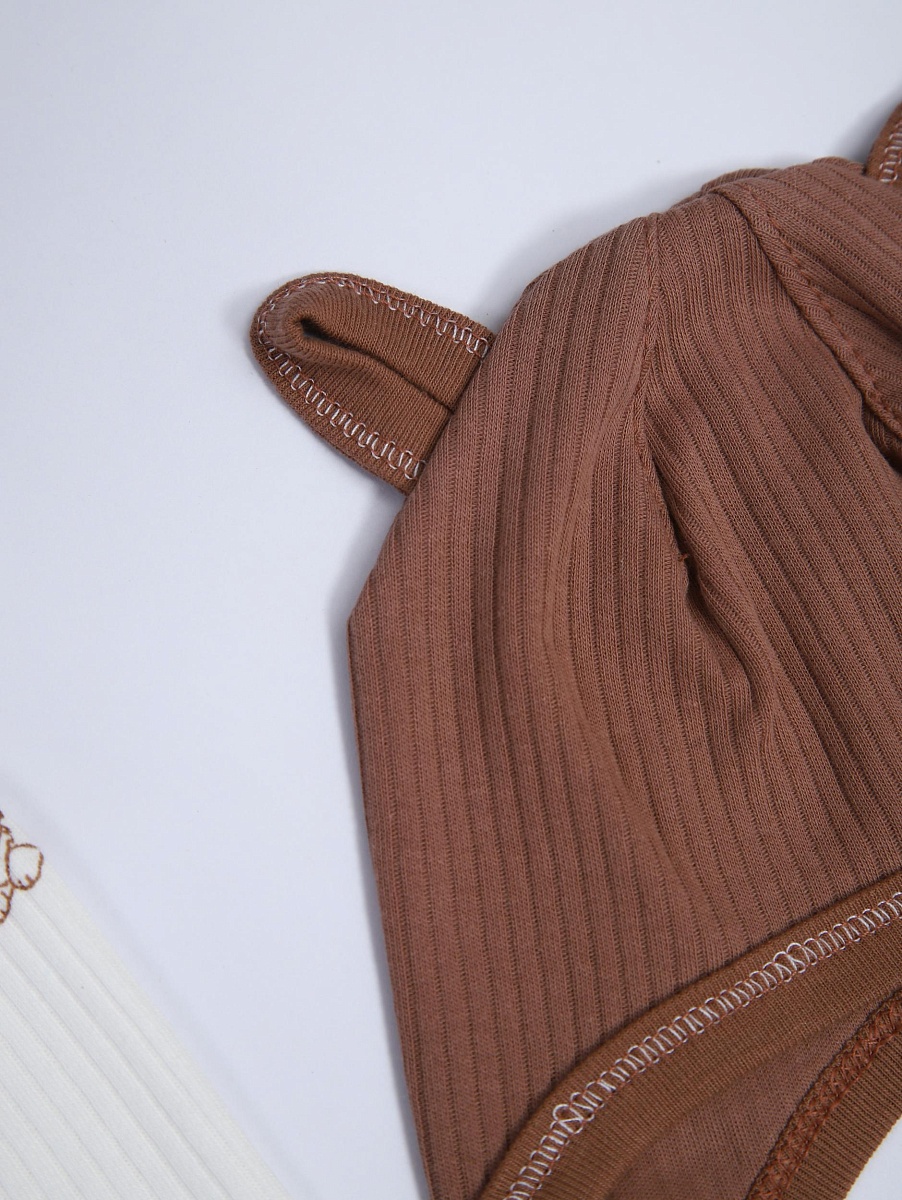 Шапочка с ушками интерлок 42-46 Ш-017