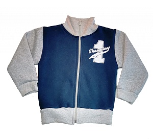 Толстовка на молнии футер 28-30