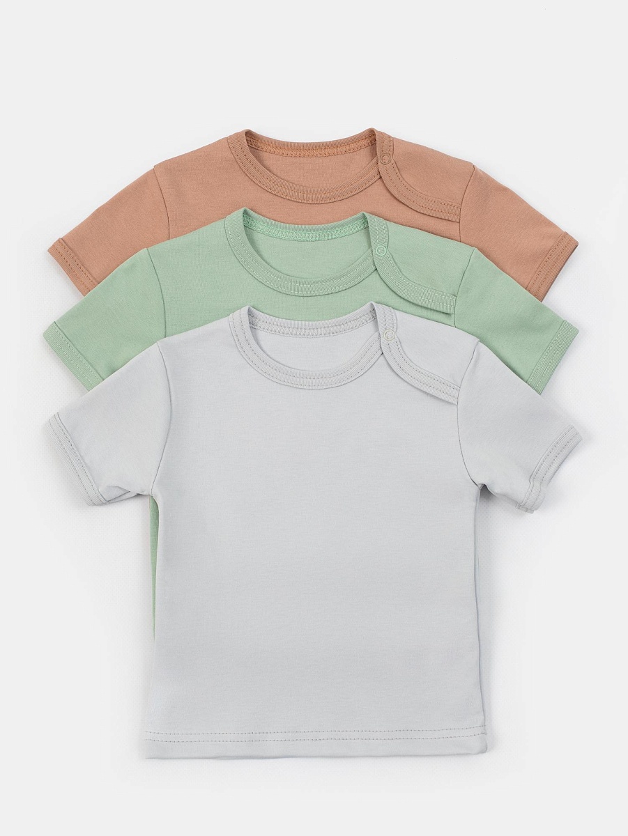 Футболка на плече кнопка 68-86 Ф-013