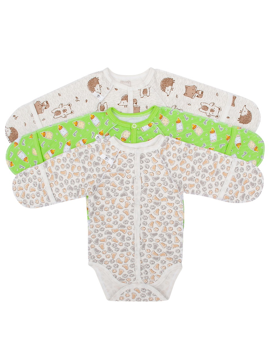 Боди закрытые ручки футер 56-68