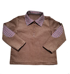 Рубашка Поло вельвет 92-104