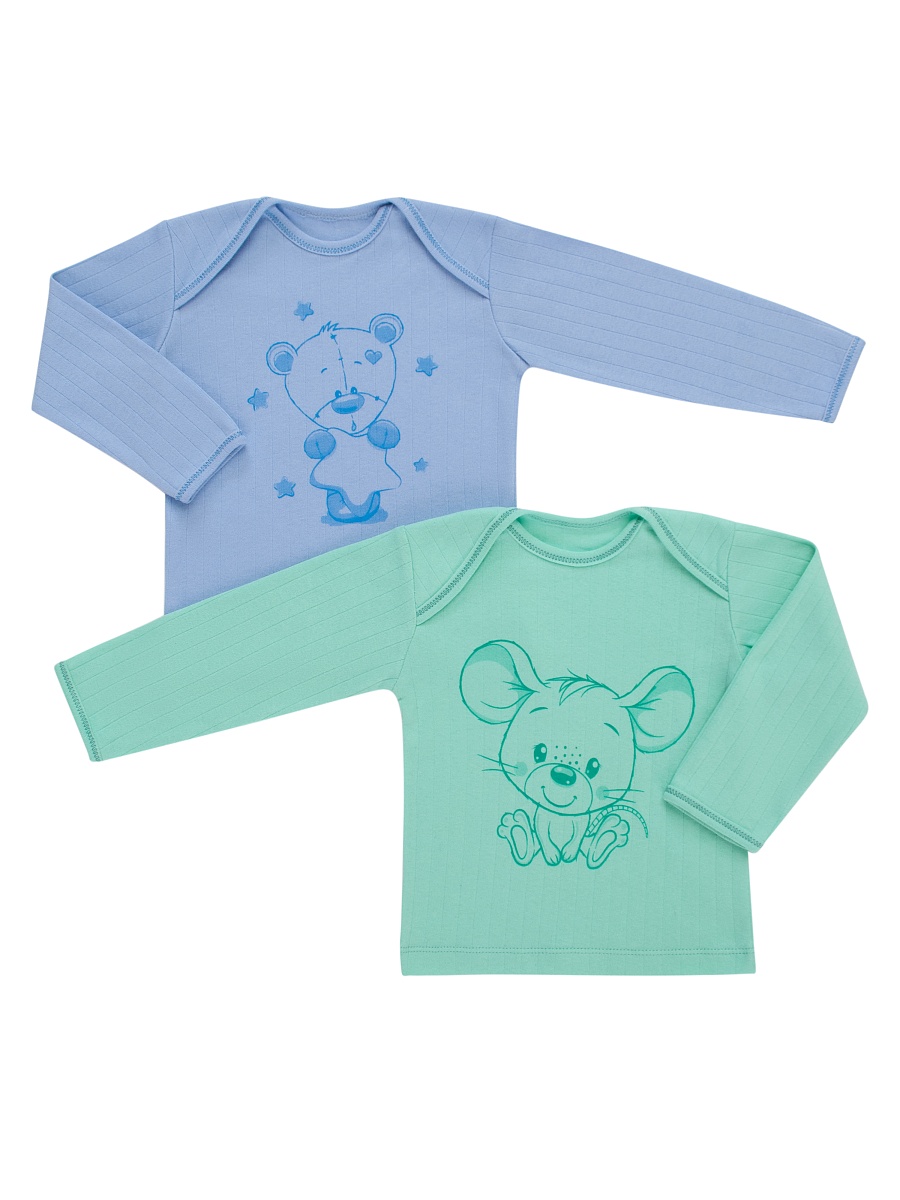 Кофта с печатью интерлок 68-86 К-001