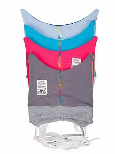 Шапка рибана с лайкрой  44-46   Ш-1