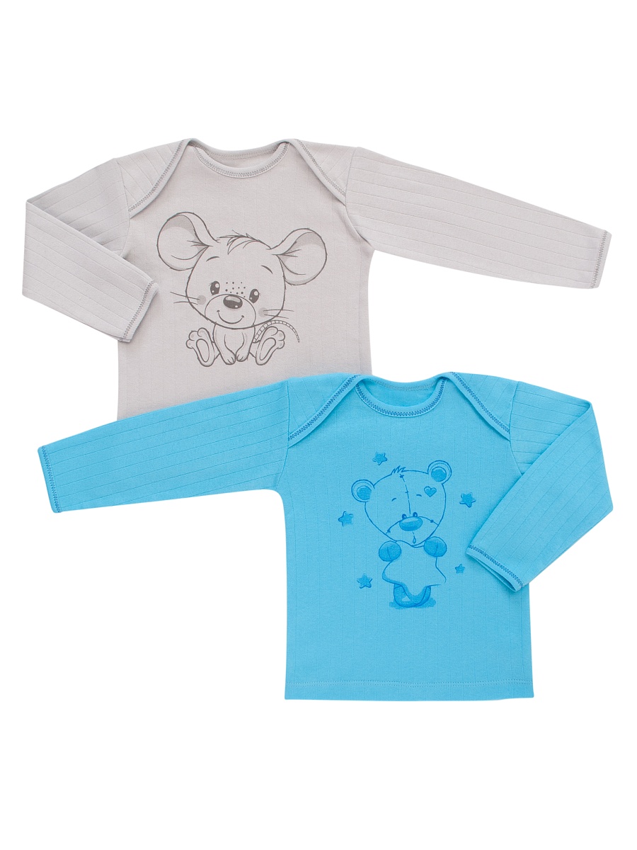 Кофта с печатью интерлок 68-86 К-001