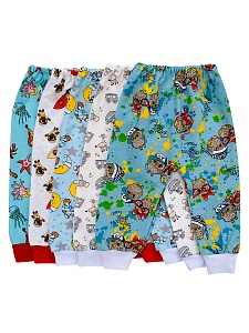 Штанишки на манжете футер 86-92