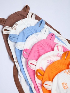 Шапочка с ушками интерлок 42-46 Ш-017