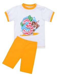 Костюм (футболка+велосипедки) 86-104 КМ-001