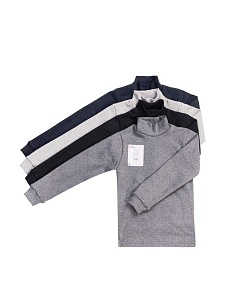 Водолазка рибана с начёсом ( однотонная) 122-152