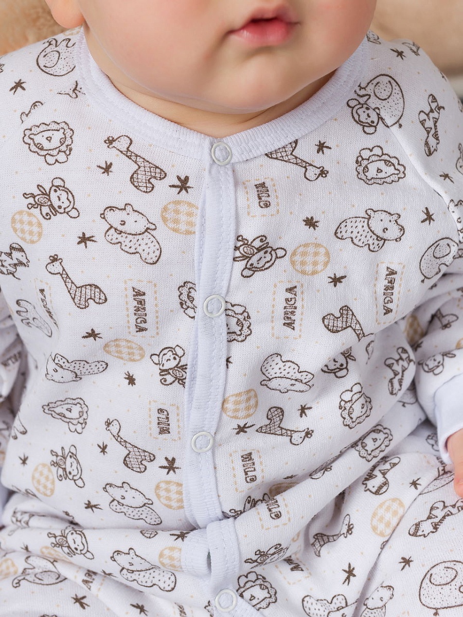 Комбинезон реглан футер 62-86   КЗ-008