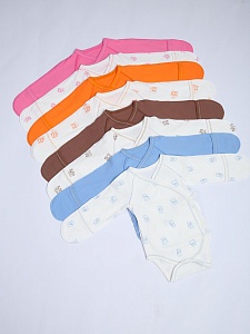 Боди закрытые ручки интерлок 56-62 Б-017