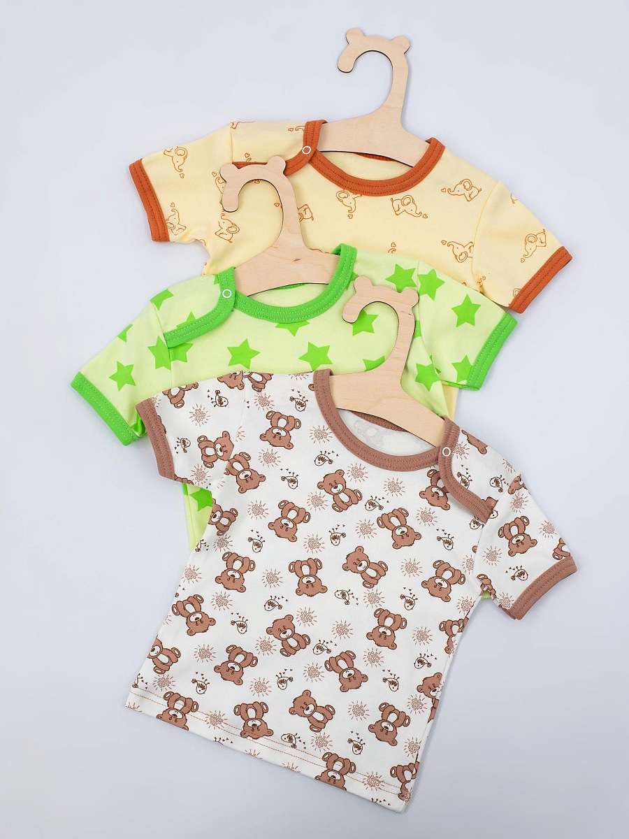 Футболка на плече кнопка 68-86 Ф-012