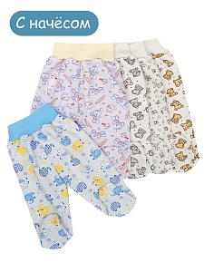 Ползунки на еврорезинке футер 18-26